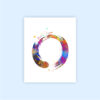 Dignovel Studios Unframed (Set of 4) Zen Bedroom Posters Zen Meditation Stones Inhale Exhale Mandala Watercolor Yoga Wall Art Prints dnc16 - Image 2