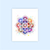 Dignovel Studios Unframed (Set of 4) Zen Bedroom Posters Zen Meditation Stones Inhale Exhale Mandala Watercolor Yoga Wall Art Prints dnc16 - Image 4