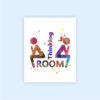 Dignovel Studios Unframed (Set of 4) Funny Bathroom Signs Have a Nice Poop Funny Watercolor Wall Art Prints dnc18 - Image 3