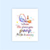 Dignovel Studios Unframed (Set of 3) Funny Bathroom Signs That is How I Roll Funny Watercolor Wall Art Prints dnc19 - Image 4