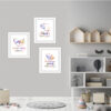 Dignovel Studios Unframed (Set of 3) Funny Bathroom Signs That is How I Roll Funny Watercolor Wall Art Prints dnc19 - Image 5
