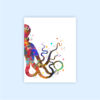 Dignovel Studios Unframed (Set of 2) Octopus Watercolor Art Print Home Decor Poster dnc26 - Image 3