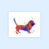 Dignovel Studios Unframed (Set of 4) Labrador Pitbull Dachshund Golden Retriever Dog Puppy Watercolor art print dnc32 - Image 4