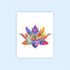 Dignovel Studios Unframed (Set of 4) Watercolor Yoga Art Print Set Lotus Flower Om Symbol Buddha Tree of Life Inspirational Zen Wall Art Print Set dnc5 - Image 2