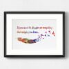 Dignovel Studios Unframed Feather Motivational Inspirational Inspiring Quotes Watercolor Art Print Wall Art Poster Home Decor Hanging DN505 - Image 6