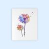 Dignovel Studios Unframed Dandelion Flowers Nature Love Watercolor Art Print Wall Art Poster Home Decor Hanging DN506 - Image 2