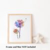 Dignovel Studios Unframed Dandelion Flowers Nature Love Watercolor Art Print Wall Art Poster Home Decor Hanging DN506 - Image 3