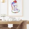 Dignovel Studios Unframed Breastfeeding Mother Mom Newborn Baby Nursing Watercolor Art Print Wall Art Poster Home Decor Hanging DN512 - Image 8