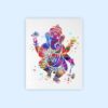 Dignovel Studios Unframed Elephant Hindu God Ganesha Lord Worship Prayer Watercolor Art Print Wall Art Poster Home Decor Hanging DN516 - Image 2