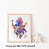 Dignovel Studios Unframed Elephant Hindu God Ganesha Lord Worship Prayer Watercolor Art Print Wall Art Poster Home Decor Hanging DN516 - Image 3