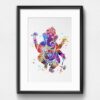 Dignovel Studios Unframed Elephant Hindu God Ganesha Lord Worship Prayer Watercolor Art Print Wall Art Poster Home Decor Hanging DN516 - Image 6
