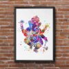 Dignovel Studios Unframed Elephant Hindu God Ganesha Lord Worship Prayer Watercolor Art Print Wall Art Poster Home Decor Hanging DN516 - Image 7