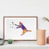 Dignovel Studios Unframed Jumping Cat Animal Love Watercolor Art Print Wall Art Poster Home Decor Hanging DN519 - Image 8
