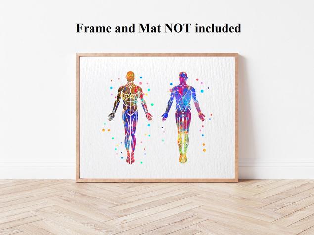 Dignovel Studios Unframed Muscular System Human Body Muscle Anatomy Watercolor Art Print Wall Art Poster Home Decor Hanging DN532 - Image 4