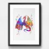 Dignovel Studios Unframed Dragon Fantasy Watercolor Art Print Wall Art Poster Home Decor Hanging DN538 - Image 6