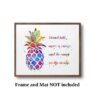 Dignovel Studios Unframed Pineapple Mother Daughter Quotes Wear Crown Stand Tall Watercolor Art Print Wall Art Poster Home Decor Hanging DN553 - Image 3