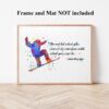 Dignovel Studios Unframed Snowboard Sports Do Not Let What You Cannot Do Interfere Quotes Watercolor Art Print Wall Art Poster Home Decor Hanging DN557 - Image 4