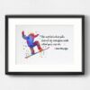 Dignovel Studios Unframed Snowboard Sports Do Not Let What You Cannot Do Interfere Quotes Watercolor Art Print Wall Art Poster Home Decor Hanging DN557 - Image 6