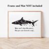 Dignovel Studios Unframed Shark Sea Life You Can't Stop the Waves Learn to Surf Inspirational Quotes Words Saying Wisdom Watercolor Art Print Wall Art Poster Home Decor Hanging DN564 - Image 4
