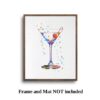 Dignovel Studios Unframed Martini Glass Cocktail Bar Pub Party House Warming Kitchen Cafe Restaurant Watercolor Art Print Wall Art Poster Home Decor Hanging DN582 - Image 5