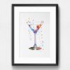 Dignovel Studios Unframed Martini Glass Cocktail Bar Pub Party House Warming Kitchen Cafe Restaurant Watercolor Art Print Wall Art Poster Home Decor Hanging DN582 - Image 6