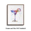 Dignovel Studios Unframed Margarita Glass Cocktail Bar Pub Party House Warming Kitchen Cafe Restaurant Watercolor Art Print Wall Art Poster Home Decor Hanging DN583 - Image 5