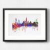 Dignovel Studios Unframed San Francisco Skyline City California United States Cityscape Landmark Attraction Hometown Watercolor Art Print Wall Art Poster Home Decor Hanging DN590 - Image 6