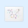 Dignovel Studios Unframed Psilocybin Molecule Chemistry Magic Mushroom Nerd Science Biology Medical Art Watercolor Art Print Wall Art Poster Home Decor Hanging DN593 - Image 2