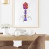 Dignovel Studios Unframed Bacteriophage Medical Art Microbiology Virus Art Biology Bacteria Microscopy Science Watercolor Art Print Wall Art Poster Home Decor Hanging DN598 - Image 8