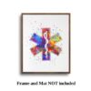 Dignovel Studios Unframed Rod of Asclepius Doctor Nurse Medical Art Science Hospital Clinic Watercolor Art Print Wall Art Poster Home Decor Hanging DN600 - Image 5
