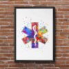 Dignovel Studios Unframed Rod of Asclepius Doctor Nurse Medical Art Science Hospital Clinic Watercolor Art Print Wall Art Poster Home Decor Hanging DN600 - Image 7