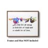 Dignovel Studios Unframed Sloth Family of Four Family Motherhood Watercolor Art Print Wall Art Poster Home Decor Hanging DN605 - Image 3