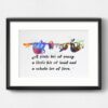 Dignovel Studios Unframed Sloth Family of Four Family Motherhood Watercolor Art Print Wall Art Poster Home Decor Hanging DN605 - Image 6