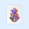 Dignovel Studios Unframed Elephant Hindu Ganesha Lord Prayer Meditation Watercolor Art Print Wall Art Poster Home Decor Hanging DN616 - Image 2