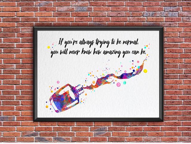 Dignovel Studios Unframed Nail Polish Bottle Splash Beauty Salon Parlor How Amazing You Can Be Inspirational Watercolor Art Print Wall Art Poster Home Decor Hanging DN618 - Image 7