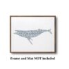 Dignovel Studios Unframed Blue Whale Nautical Coastal Sea Life Nature Ocean Watercolor Art Print Wall Art Poster Home Decor Hanging DN639 - Image 3