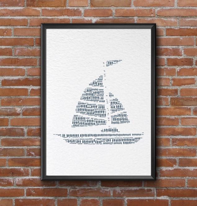 Dignovel Studios Unframed Boat Lake House Coastal Ocean Watercolor Art Print Wall Art Poster Home Decor Hanging DN640 - Image 7