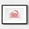 Dignovel Studios Unframed Crab Nautical Sea Life Lake Beach Coastal Watercolor Art Print Wall Art Poster Home Decor Hanging DN642 - Image 6