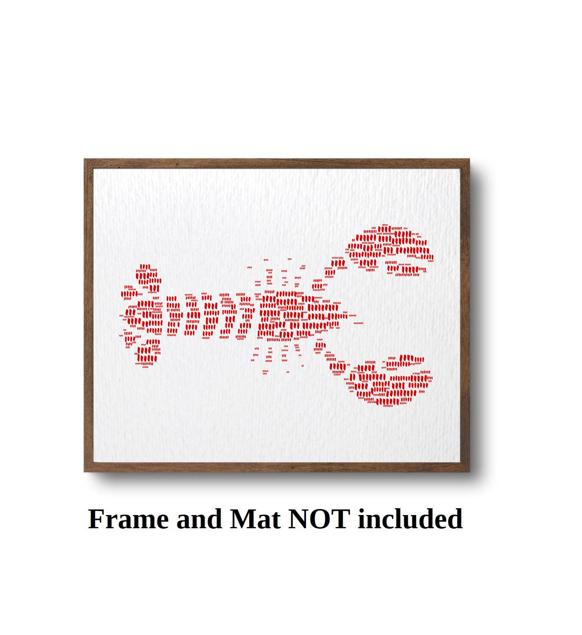 Dignovel Studios Unframed Lobster Coastal Sea Life Nautical Ocean Watercolor Art Print Wall Art Poster Home Decor Hanging DN646 - Image 3