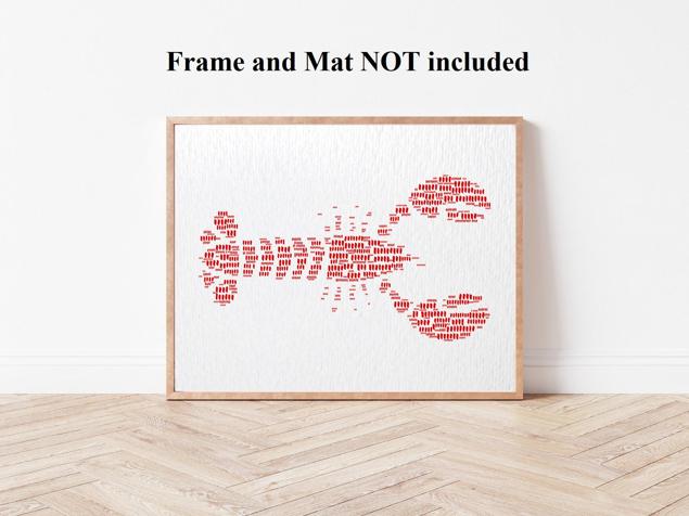 Dignovel Studios Unframed Lobster Coastal Sea Life Nautical Ocean Watercolor Art Print Wall Art Poster Home Decor Hanging DN646 - Image 4
