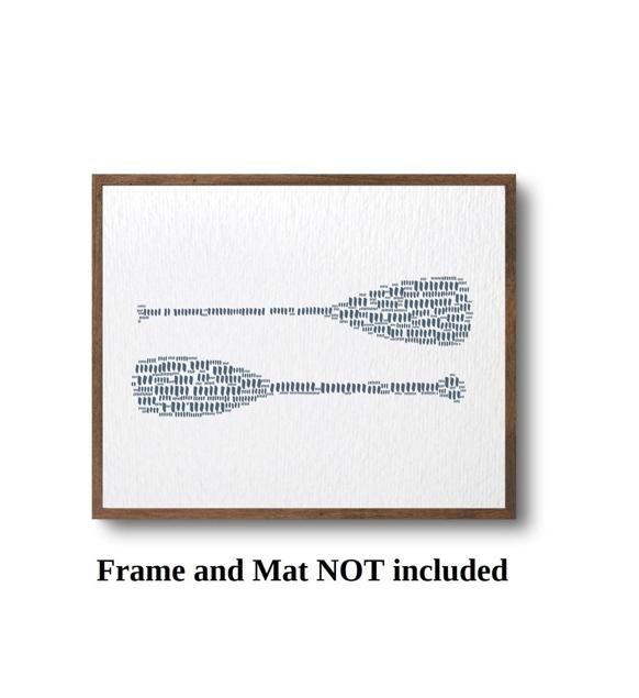 Dignovel Studios Unframed Paddle Lake House Nature Wood Watercolor Art Print Wall Art Poster Home Decor Hanging DN647 - Image 3