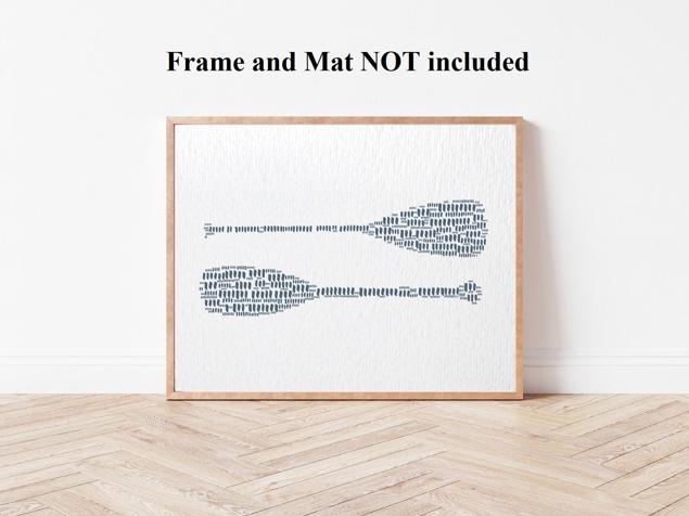 Dignovel Studios Unframed Paddle Lake House Nature Wood Watercolor Art Print Wall Art Poster Home Decor Hanging DN647 - Image 4