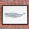 Dignovel Studios Unframed Sperm Whale Sea Life Coastal Ocean Nature Animal Watercolor Art Print Wall Art Poster Home Decor Hanging DN651 - Image 7