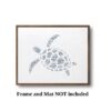 Dignovel Studios Unframed Turtle Sea Life Coastal Ocean Nature Animal Watercolor Art Print Wall Art Poster Home Decor Hanging DN652 - Image 3