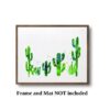 Dignovel Studios Unframed Succulent Plants Cactus Family Desert Strong Endurance Refreshing Green Garden Watercolor Art Print Wall Art Poster Home Decor Hanging DN655 - Image 3
