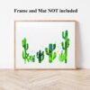 Dignovel Studios Unframed Succulent Plants Cactus Family Desert Strong Endurance Refreshing Green Garden Watercolor Art Print Wall Art Poster Home Decor Hanging DN655 - Image 4