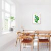 Dignovel Studios Unframed Succulent Plants Cactus Blossom Flower Desert Strong Endurance Refreshing Green Garden Watercolor Art Print Wall Art Poster Home Decor Hanging DN656 - Image 4