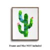 Dignovel Studios Unframed Succulent Plants Cactus Blossom Flower Desert Strong Endurance Refreshing Green Garden Watercolor Art Print Wall Art Poster Home Decor Hanging DN656 - Image 5