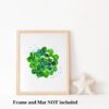 Dignovel Studios Unframed Succulent Plants Echeveria Flower Desert Central America Mexico Refreshing Green Garden Watercolor Art Print Wall Art Poster Home Decor Hanging DN657 - Image 3
