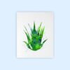 Dignovel Studios Unframed Succulent Plants Aloe Tropical Refreshing Green Garden Watercolor Art Print Wall Art Poster Home Decor Hanging DN658 - Image 2
